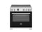 36 inch Induction Range, 5 Heating Zones and Cast Iron Griddle, Electric Self-Clean Oven