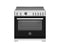 36 inch Induction Range, 5 Heating Zones and Cast Iron Griddle, Electric Self-Clean Oven
