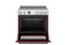36 inch Induction Range, 5 Heating Zones and Cast Iron Griddle, Electric Self-Clean Oven