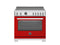 36 inch Induction Range, 5 Heating Zones and Cast Iron Griddle, Electric Self-Clean Oven