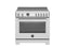 36 inch Induction Range, 5 Heating Zones and Cast Iron Griddle, Electric Self-Clean Oven