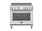 36 inch Induction Range, 5 Heating Zones, Electric Oven