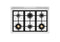36 inch Dual Fuel Range, 6 Brass Burners and Cast Iron Griddle, Electric Self-Clean Oven