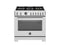 36 inch Dual Fuel Range, 6 Brass Burners and Cast Iron Griddle, Electric Self-Clean Oven