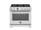 36 inch Dual Fuel Range, 6 Brass Burners and Cast Iron Griddle, Electric Self-Clean Oven