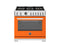 36 inch All Gas Range, 6 Brass Burners and Cast Iron Griddle