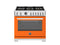 36 inch All Gas Range, 6 Brass Burners and Cast Iron Griddle