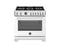 36 inch All Gas Range, 6 Brass Burners and Cast Iron Griddle