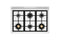 36 inch All Gas Range, 6 Brass Burners and Cast Iron Griddle