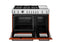 48 inch Dual Fuel Range, 6 Brass Burners and Griddle, Electric Self-Clean Oven