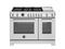 48 inch All-Gas Range 6 Brass Burners and Griddle