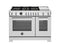 48 inch All-Gas Range 6 Brass Burners and Griddle