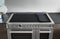 48 inch Induction Range, 6 Heating Zones and Cast Iron Griddle, Electric Self-Clean Oven