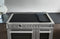48 inch Induction Range, 6 Heating Zones and Cast Iron Griddle, Electric Self-Clean Oven