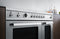 48 inch Induction Range, 6 Heating Zones and Cast Iron Griddle, Electric Self-Clean Oven