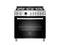 BERTAZZONI PROF366DFSNET 36" Professional Series range - Electric self clean oven - 6 brass burners Black