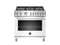 BERTAZZONI PROF366GASBIT 36" Professional Series range - Gas oven - 6 brass burners White