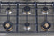 36 Gas Rangetop 6 brass burners