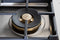 48 Gas Rangetop 6 brass burner + electric griddle