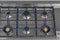 48 Gas Rangetop 6 brass burner + electric griddle