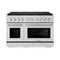 48 In. 6.7 Cu. Ft. Paramount Dual Fuel Range With 8 Burner Duopro™ Cooktop And Dual Ovens In Stainless Steel