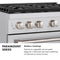 48 In. 6.7 Cu. Ft. Paramount Dual Fuel Range With 8 Burner Duopro™ Cooktop And Dual Ovens In Stainless Steel