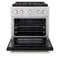 30 In. 4.2 Cu. Ft. Paramount Dual Fuel Range With 4 Burner Duopro™ Cooktop And Electric Convection Oven With Black Matte Door
