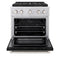 30 In. 4.2 Cu. Ft. Paramount Dual Fuel Range With 4 Burner Duopro™ Cooktop And Electric Convection Oven With Black Matte Door