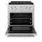 30 In. 4.2 Cu. Ft. Paramount Dual Fuel Range With 4 Burner Duopro™ Cooktop And Electric Convection Oven In Satin Stainless Steel