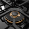 30 In. 4.2 Cu. Ft. Paramount Dual Fuel Range With 4 Burner Duopro™ Cooktop And Electric Convection Oven In Satin Stainless Steel With Black Matte Door