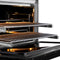 36 In. 5.2 Cu. Ft. Paramount Dual Fuel Range With 6 Burner Duopro™ Cooktop And Electric Convection Oven In Satin Stainless Steel With Black Matte Door