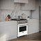 30 In. 4.2 Cu. Ft. Paramount Dual Fuel Range With 4 Burner Duopro™ Cooktop And Electric Convection Oven With White Matte Door