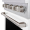 30 In. 4.2 Cu. Ft. Paramount Dual Fuel Range With 4 Burner Duopro™ Cooktop And Electric Convection Oven With White Matte Door