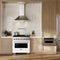 36 In. 5.2 Cu. Ft. Paramount Dual Fuel Range With 6 Burner Duopro™ Cooktop And Electric Convection Oven With White Matte Door