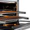 Autograph Edition 36 In. 5.2 Cu. Ft. Paramount Dual Fuel Range With 6 Burner Duopro™ Cooktop And Electric Convection Oven In Stainless Steel With Polished Nickel Helix Handle And Accents