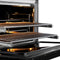 Autograph Edition 36 In. 5.2 Cu. Ft. Paramount Dual Fuel Range With 6 Burner Duopro™ Cooktop And Electric Convection Oven With Black Matte Door And Polished Gold Accents