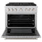 36 In. 5.2 Cu. Ft. Paramount Gas Range With 6 Burner Duopro™ Cooktop And Convection Gas Oven In Stainless Steel