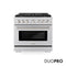 36 In. 5.2 Cu. Ft. Paramount Gas Range With 6 Burner Duopro™ Cooktop And Convection Gas Oven In Stainless Steel