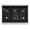 36 In. 5.2 Cu. Ft. Paramount Gas Range With 6 Burner Duopro™ Cooktop And Convection Gas Oven In Stainless Steel