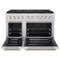 48 In. 6.7 Cu. Ft. Paramount Gas Range With 8 Burner Duopro™ Cooktop And Dual Ovens In Stainless Steel
