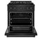 30 In. 4.2 Cu. Ft. Paramount Gas Range With 4 Burner Duopro™ Cooktop And Convection Gas Oven In Black Stainless Steel