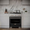 30 In. 4.2 Cu. Ft. Paramount Gas Range With 4 Burner Duopro™ Cooktop And Convection Gas Oven With Black Matte Door
