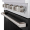 30 In. 4.2 Cu. Ft. Paramount Gas Range With 4 Burner Duopro™ Cooktop And Convection Gas Oven With Black Matte Door