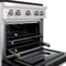 30 In. 4.2 Cu. Ft. Paramount Gas Range With 4 Burner Duopro™ Cooktop And Convection Gas Oven With Black Matte Door