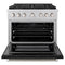 36 In. 5.2 Cu. Ft. Paramount Gas Range With 6 Burner Duopro™ Cooktop And Convection Gas Oven With Black Matte Door