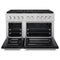 48 In. 6.7 Cu. Ft. Paramount Gas Range With 8 Burner Duopro™ Cooktop And Dual Ovens With Black Matte Doors