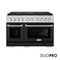 48 In. 6.7 Cu. Ft. Paramount Gas Range With 8 Burner Duopro™ Cooktop And Dual Ovens With Black Matte Doors