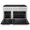 48 In. 6.7 Cu. Ft. Paramount Gas Range With 8 Burner Duopro™ Cooktop And Dual Ovens With Black Matte Doors