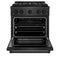 30 In. 4.2 Cu. Ft. Paramount Gas Range With 4 Burner Duopro™ Cooktop And Convection Gas Oven In Black Satin Stainless Steel