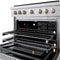 36 In. 5.2 Cu. Ft. Paramount Gas Range With 6 Burner Duopro™ Cooktop And Convection Gas Oven In Satin Stainless Steel